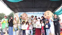 Lembaga Amil Zakat Nasional (Laznas) Yakesma memberikan trauma healing kepada anak-anak korban gempa di Cianjur, Jawa Barat (Istimewa)