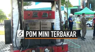 Akibat lalai saat mengisi bbm menggunakan pompa air listrik sebuah pompa bensin mini terbakar di Kota Ponorogo. Sebuah mobil yang berisi BBM sebanyak 30 liter juga ikut terbakar.