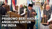 Prabowo Beri Hadiah Angklung untuk PM India