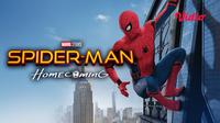 Film Hollywood Spider-man Homecoming sudah hadir di layanan streaming Vidio. (Dok. Vidio)