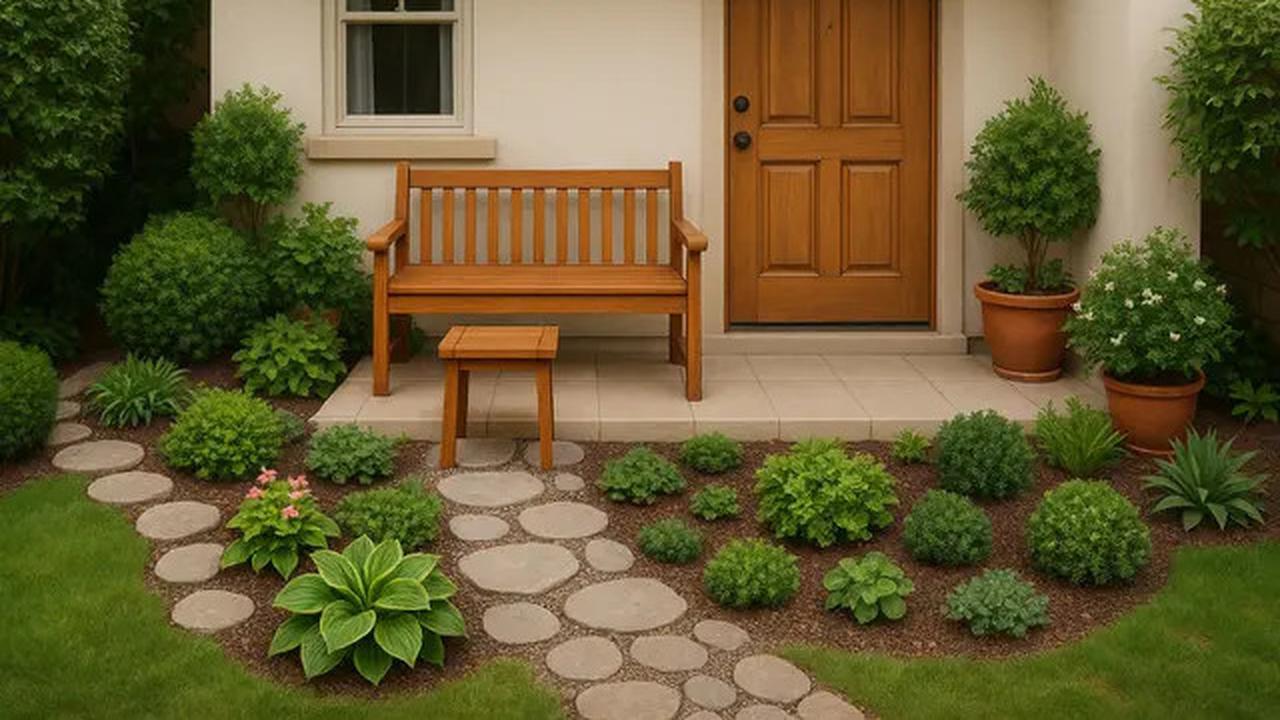 7 Inspirasi Teras Rumah Kecil dengan Taman Mini yang Cantik, Bikin Hunian Makin Sejuk dan Estetik