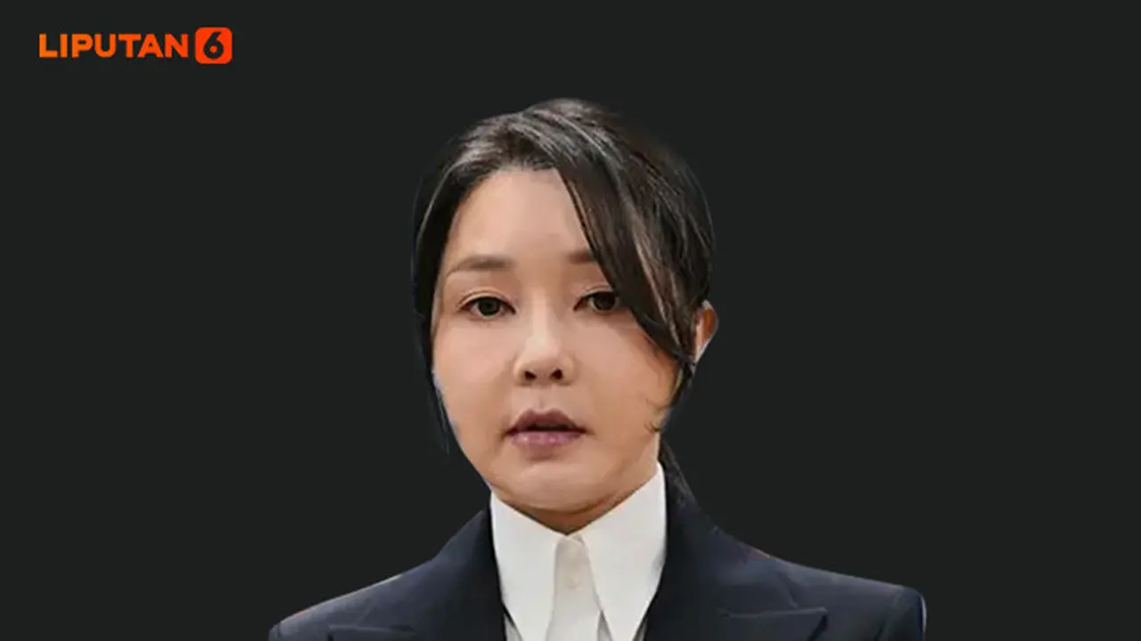 Banner Infografis Penangkapan Mantan Ibu Negara Korea Selatan Kim Keon Hee. (AP)