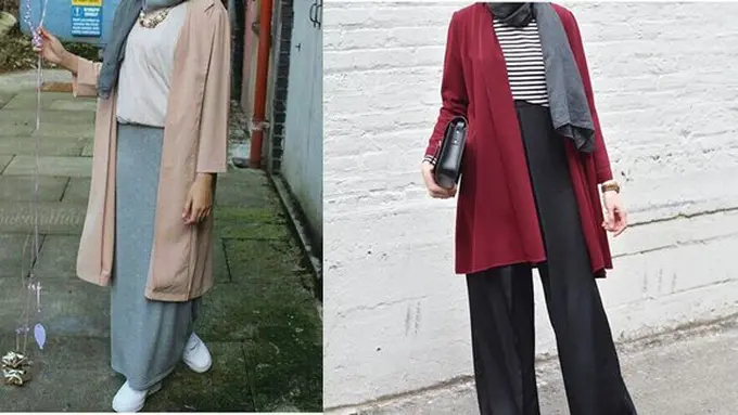 Tips fashion kardigan panjang./Copyright pinterest.com