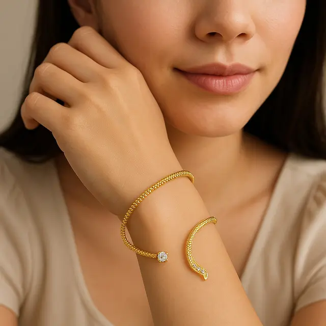 Model Gelang Emas Ekor Kucing 5 Gram (Image by ChatGPT)