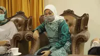 Menaker Ida Fauziyah menggelar dialog virtual dengan Forum Rektor Indonesia (FRI) mengenai subtansi RUU Cipta  (Foto:Kemnaker)