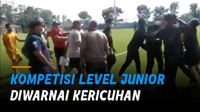 VIDEO: Miris, Bhayangkara FC vs Persebaya U-18 Diwarnai Kericuhan