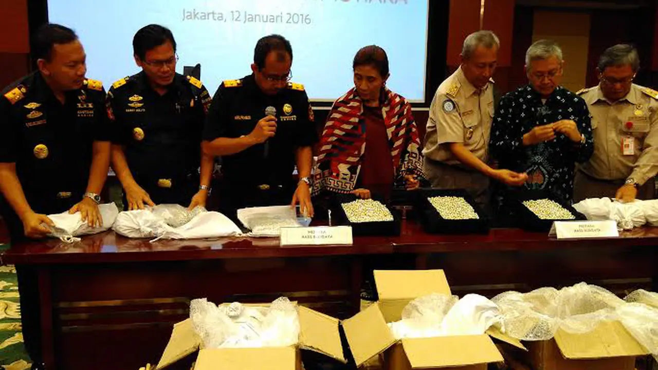 2 Instansi Gagalkan Penyelundupan Mutiara Senilai Rp 45 Miliar