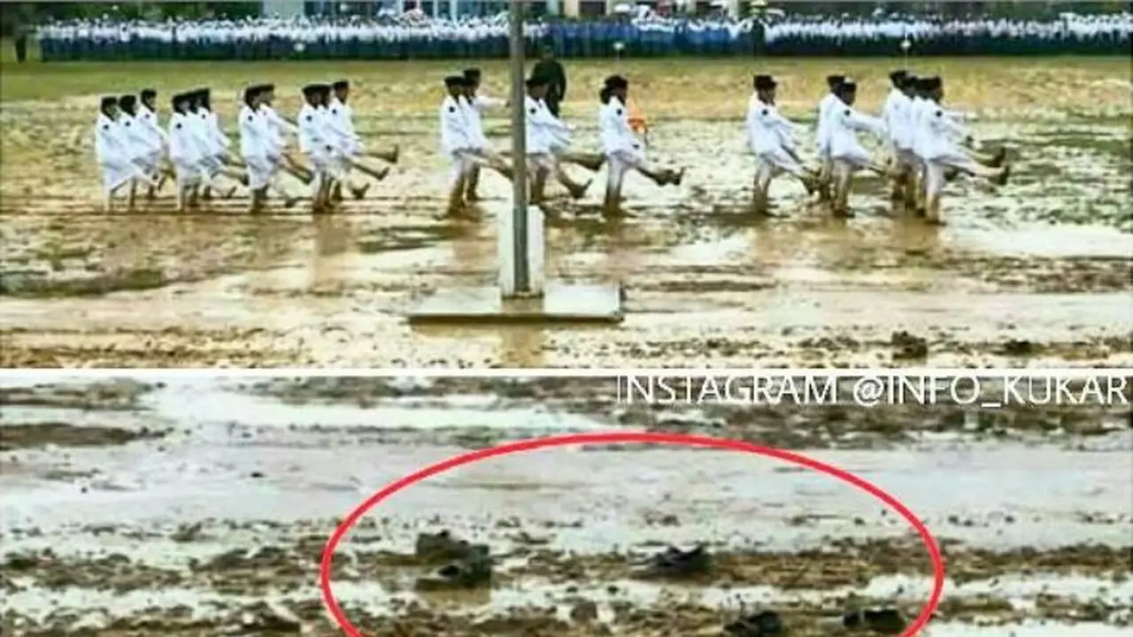 [Bintang] Ada Tangisan di Balik Kotornya Seragam Putih Paskibra Sebulu 