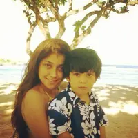 Ini adalah salah satu contoh kebersamaan Sarah Azhari dan Albany. Sejak masih kecil, Albany mempunya wajah yang cute. (Foto: instagram.com/sazarita)