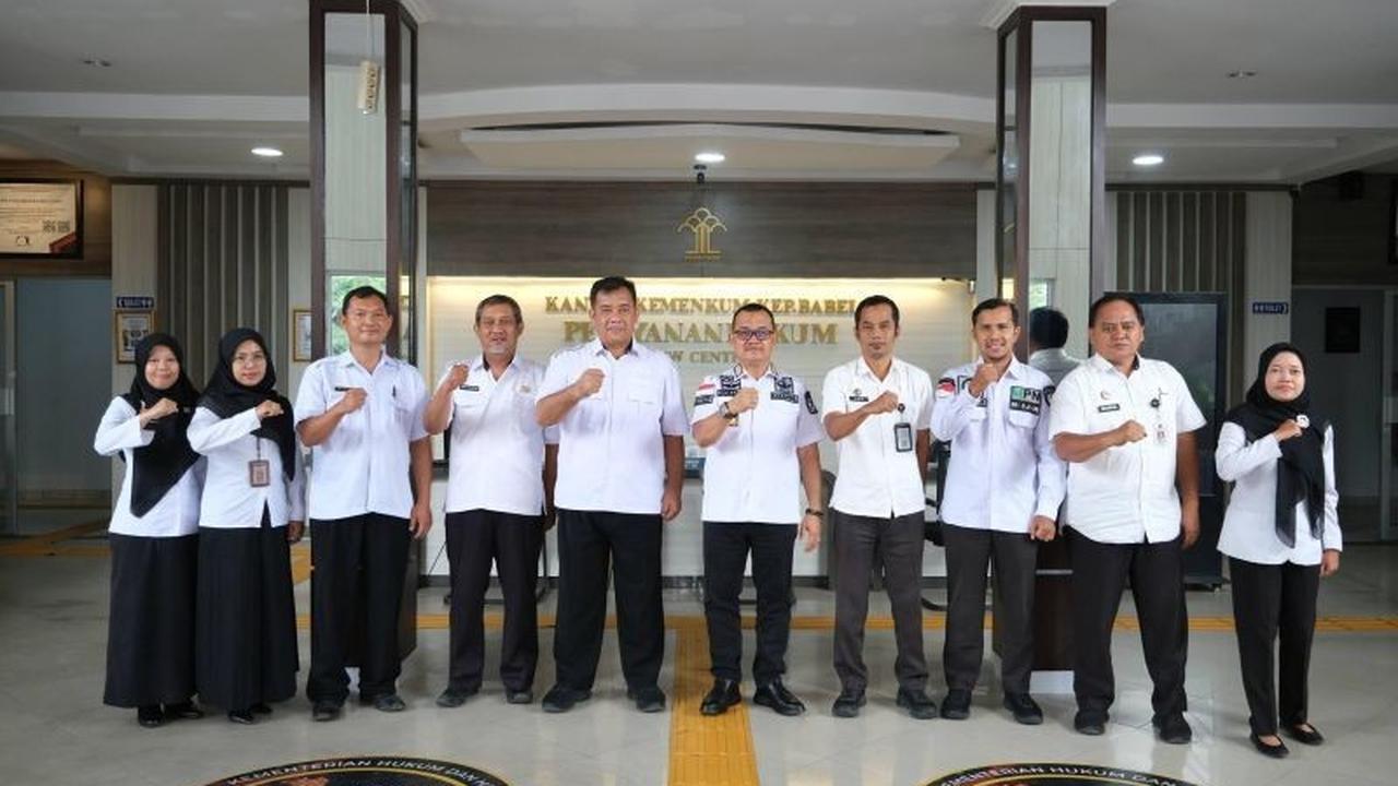 Perkuat Sinergi Layanan Publik, Kemenkum Babel dan DPTSP Bangka Tengah Tingkatkan Kualitas Pelayanan
