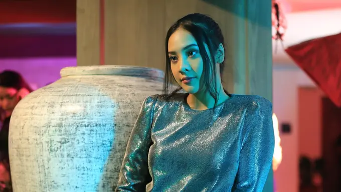 Anya Geraldine dalam film Garis Waktu. (Dok. MD Pictures)