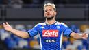 3. Dries Mertens (Napoli) - Martens saat ini menempati posisi ketiga top scorer sementara Liga Champions 2019/2020 dengan raihan 6 gol. (AFP/Andreas Solaro)