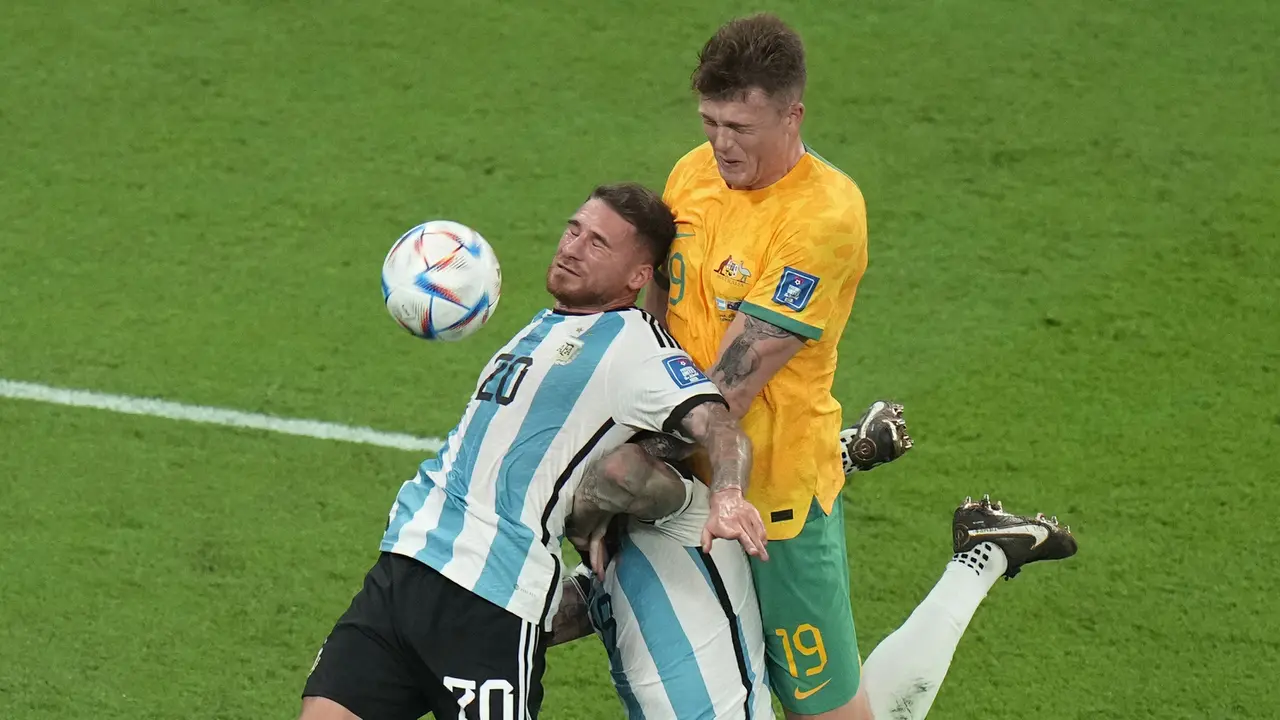 Foto: Aksi Menawan Lionel Messi dan Julian Alvarez Bawa Argentina Bungkam Australia untuk Jumpa Belanda di Perempatfinal Piala Dunia 2022