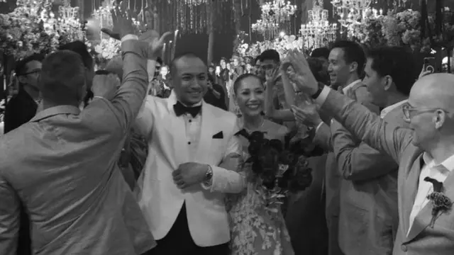 Resepsi pernikahan BCL dan Tiko (Instagram/bcltiko)