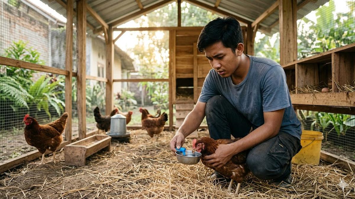 Cara Menangani Ayam yang Terlihat Sakit, Sederhana tapi Bisa Menyelamatkan