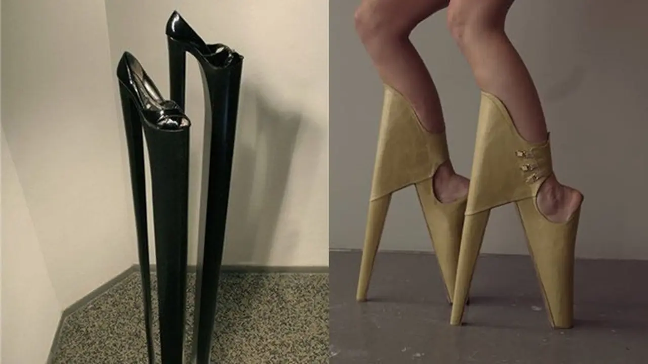 6 Kreasi Unik Sepatu Hak Tinggi dengan Desain Tak Biasa, Kocak