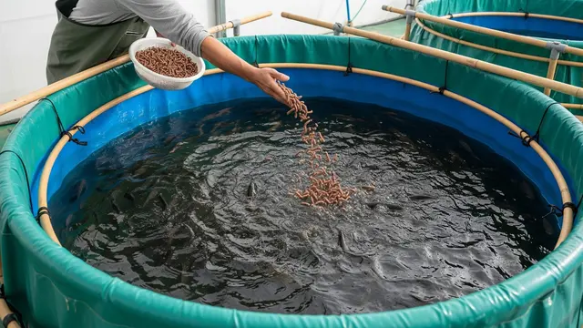 Budidaya Ikan Betok di Kolam Terpal