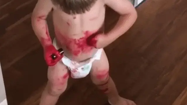 tingkah konyol anak-anak (foto: Boredpanda)