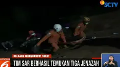 Proses evakuasi korban berlangsung dramatis karena beratnya medan dengan kemiringan tanah 80 derajat.