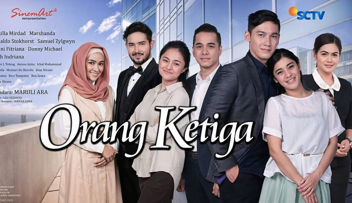 Sinetron Orang Ketiga akan segera tayang di SCTV. Selain Marshanda sinetron itu juga akan dibintangi Rionaldo Stockhorst, Samuel Zylgwyn, Naysilla Mirdad dan masih banyak lagi. (Instagram/orangketiga_sctv)