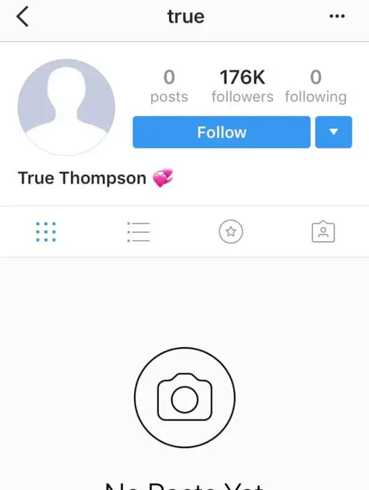 Instagram True sudah miliki lebih dari 176.000 followers dan masih saja bertambah. (instagram/true)