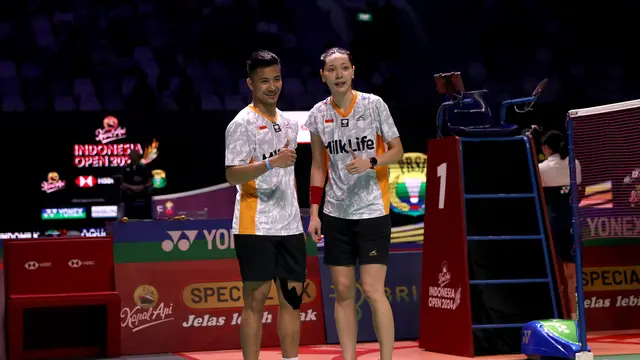 Dejan Ferdinansyah/Gloria Emanuelle Widjaja - Indonesia Open 2024 - Bulu Tangkis