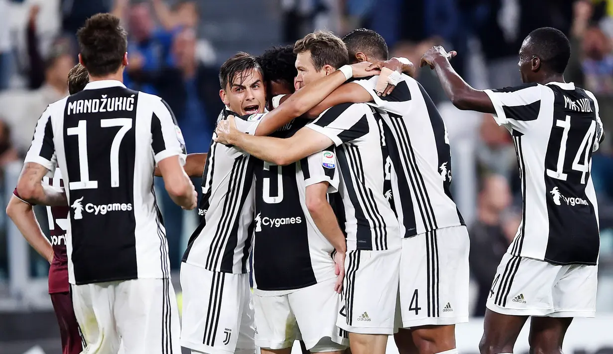 7. Juventus - Mengeluarkan 4,8 juta poundsterling per pekan. (AFP/ Filippo Monteforte)
