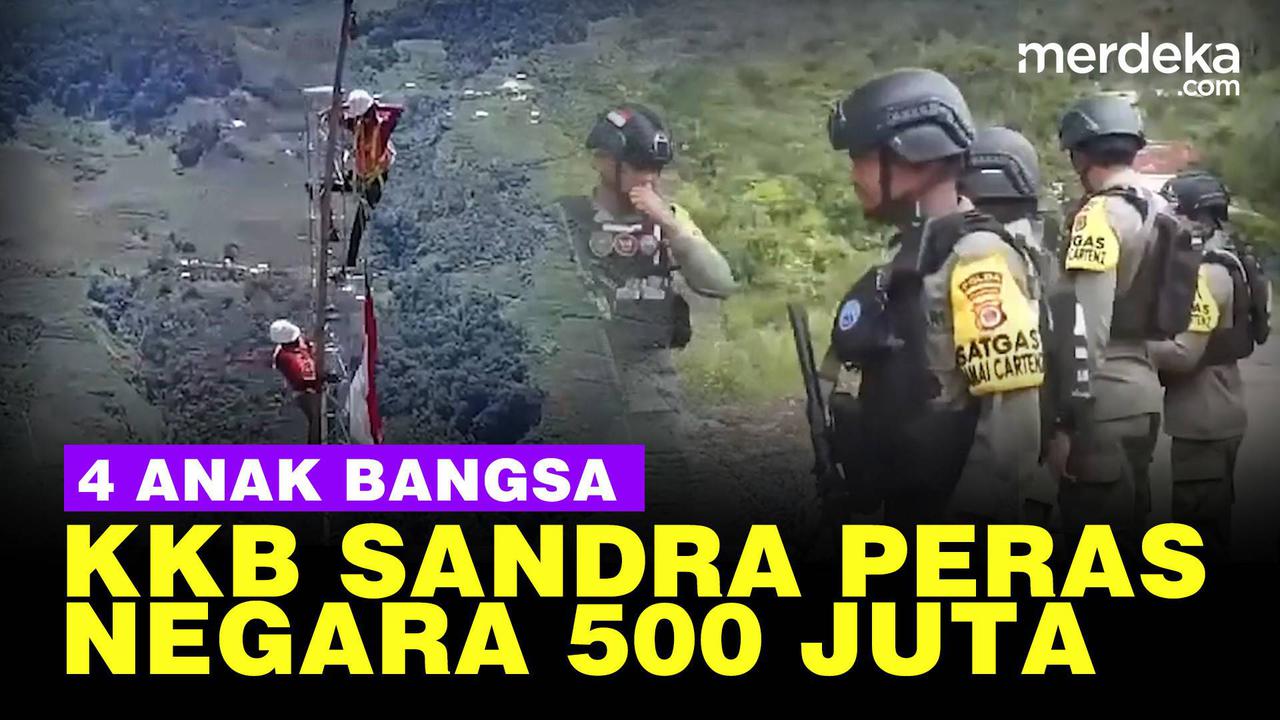VIDEO: KKB Sandra 4 Pekerja Proyek Kominfo, Minta Tebusan Rp500 Juta ke Negara