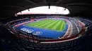 Stadion Parc Des Princes di Paris ini merupakan markas Paris Saint-Germain. Dibangun tahun 1897 dan mempunyai kapasitas penonton 48.712. (AFP/Franck Fife)