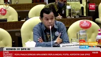 Ketua Umum Asosiasi Petani Kelapa Sawit Indonesia Perjuangan (Apkasindo Perjuangan) Alfian Arahman  saat Rapat Dengar Pendapat dengan Komisi IV DPR RI, Kamis (24/3/2022).