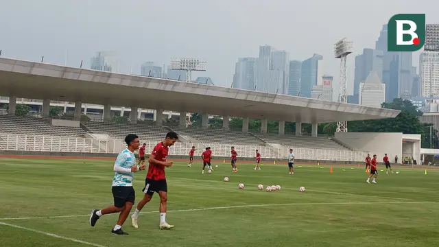 Malik Risaldi - Latihan Timnas Indonesia