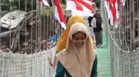 Jembatan Gantung Garuda Berdiri Kokoh di Pidie Jaya, Jadi Akses Penting Warga Pascabencana