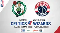 Boston Celtics Vs Washington Wizards (Bola.com/Adreanus Titus)