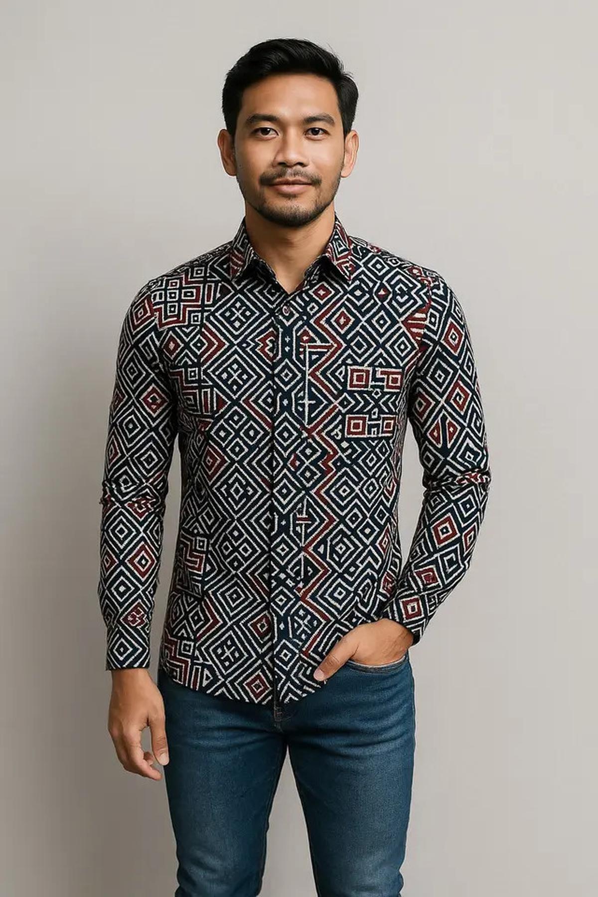 7 Model Batik Slimfit Pria Lengan Pendek Terbaru 2025, Cocok untuk ke Kantor hingga Acara Resmi