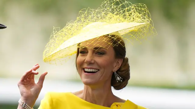 Kate Middleton Tampil Kuning Menyala, Kembali ke Royal Ascot Usai Absen 3 Tahun