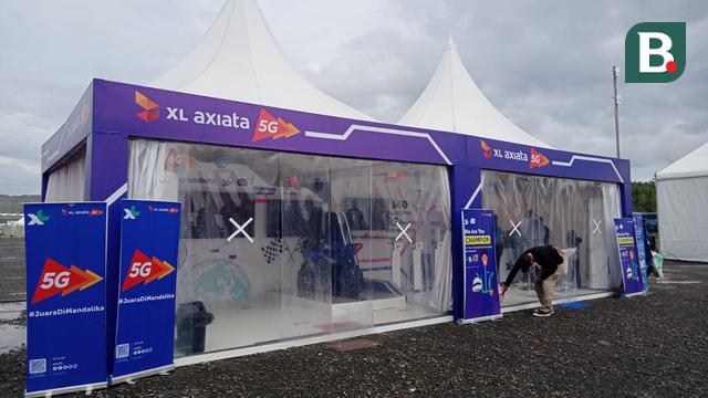 Booth XL di Sirkuit Mandalika