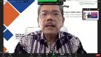Prof Dr dr Ari Fahrial Syam saat mengisi virtual media briefing soal GERD pada Kamis, (10/2/2022).