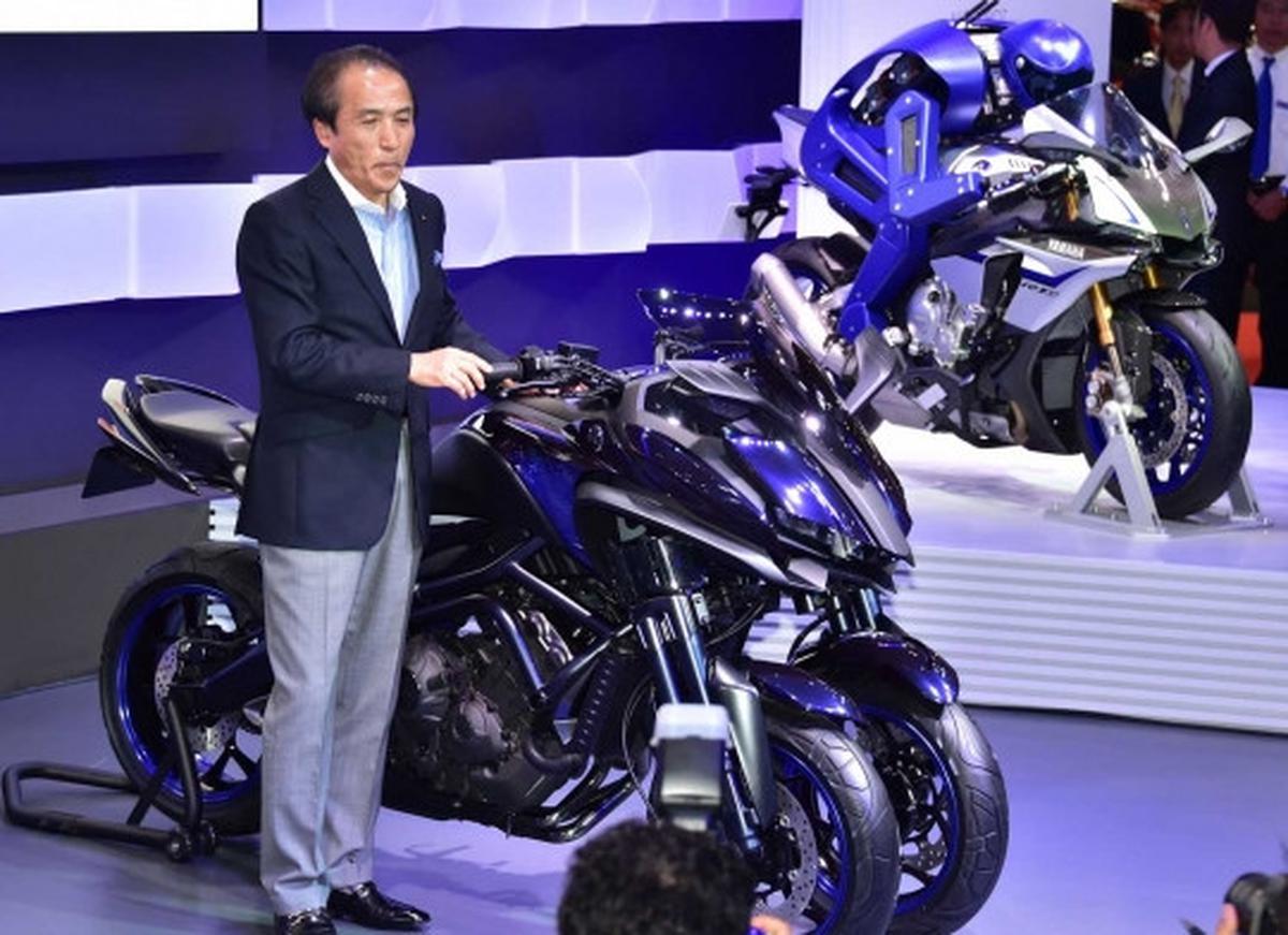 Canggih, Yamaha ciptakan robot pengendara sepeda motor