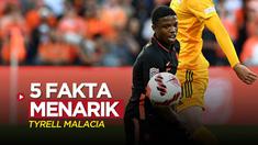 Berita video beberapa fakta menarik dari rekrutan teranyar MU (Manchester United), Tyrell Malacia.