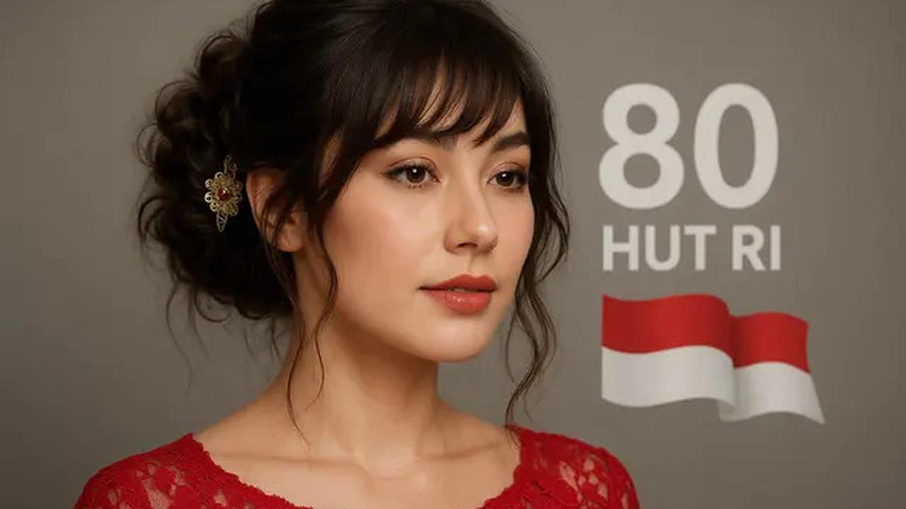 7 Model Sanggul Modern dengan Poni untuk HUT RI ke-80, Anggun dan Kekinian