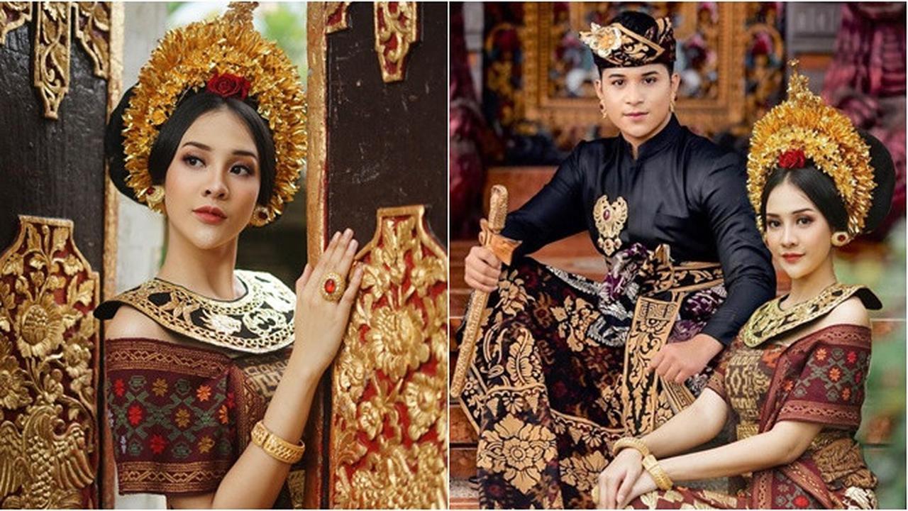 6 Potret Anya Geraldine Pakai Baju Pengantin Bali, Bikin Netizen Iseng
