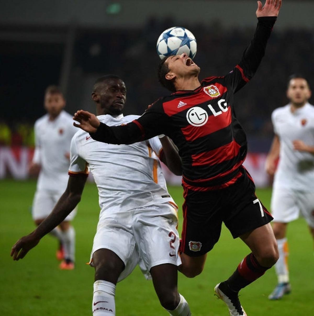 Duel sengit Leverkusen vs AS Roma berujung imbang 4-4