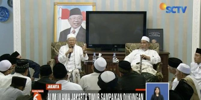 Ulama dan Keluarga Besar NU Jakarta Timur Dukung Pasangan Jokowi-Ma'ruf Amin