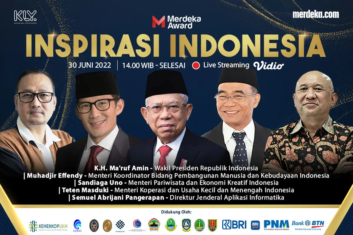Puncak penghargaan Merdeka Awards 2022 segera hadir, Intip info selengkapnya di sini.