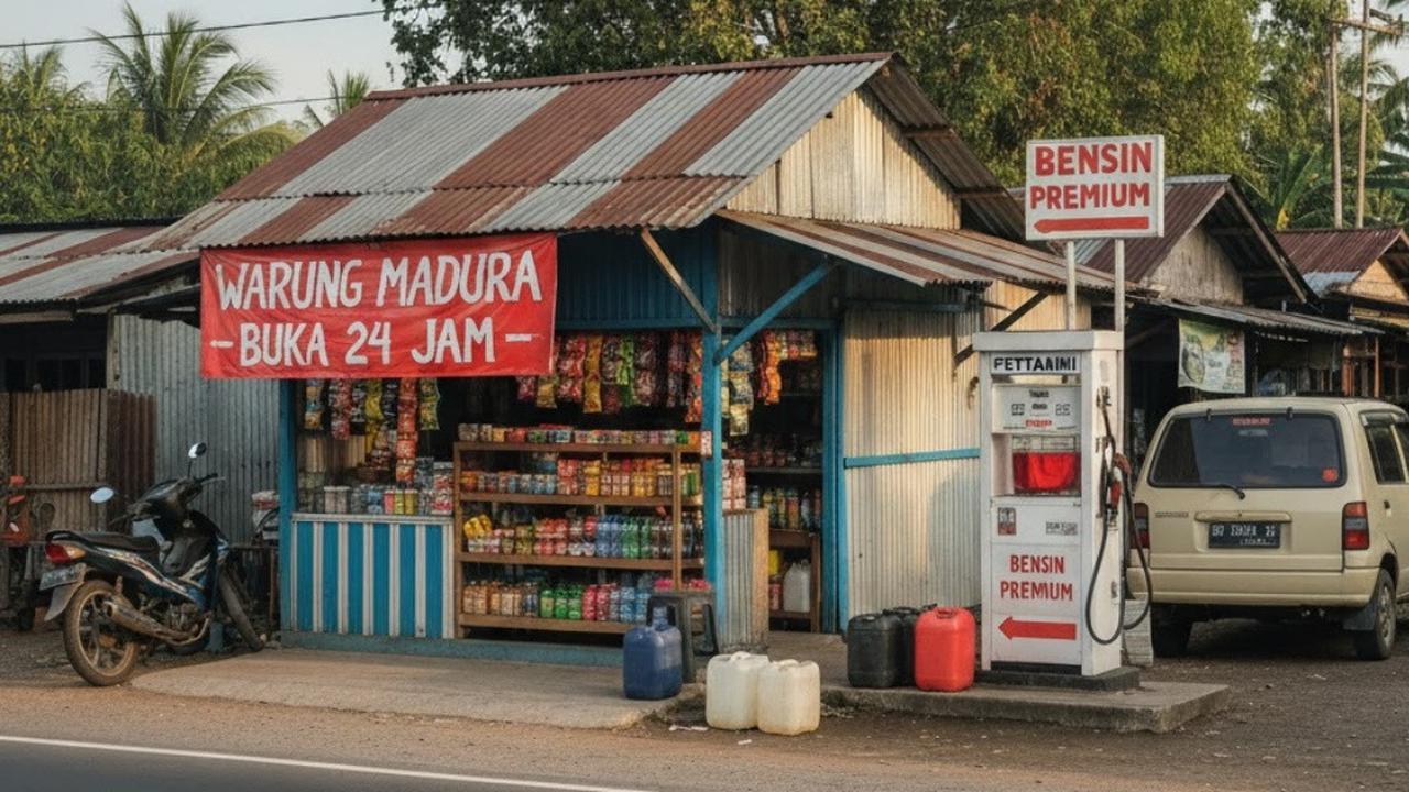 Berapa Modal Warung Madura dengan Pom Bensin Mini? Ini Estimasi Biaya hingga Tips Tingkatkan Peluang Sukses