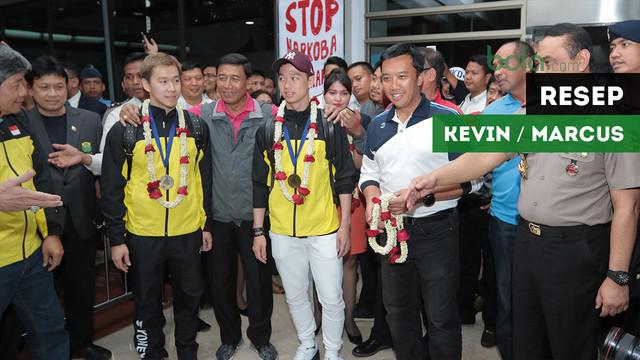 Ganda putra Indonesia, Kevin Sanjaya Sukamuljo / Marcus Ferinaldi Gideon buka rahasia bisa pertahankan gelar All England.