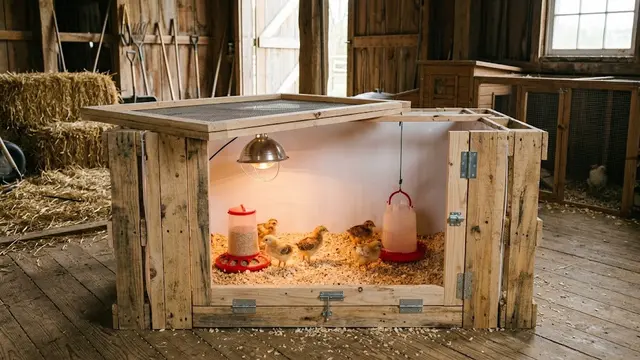 Ide Kandang Anak Ayam yang Hangat dan Mudah Dibersihkan/AI Generated