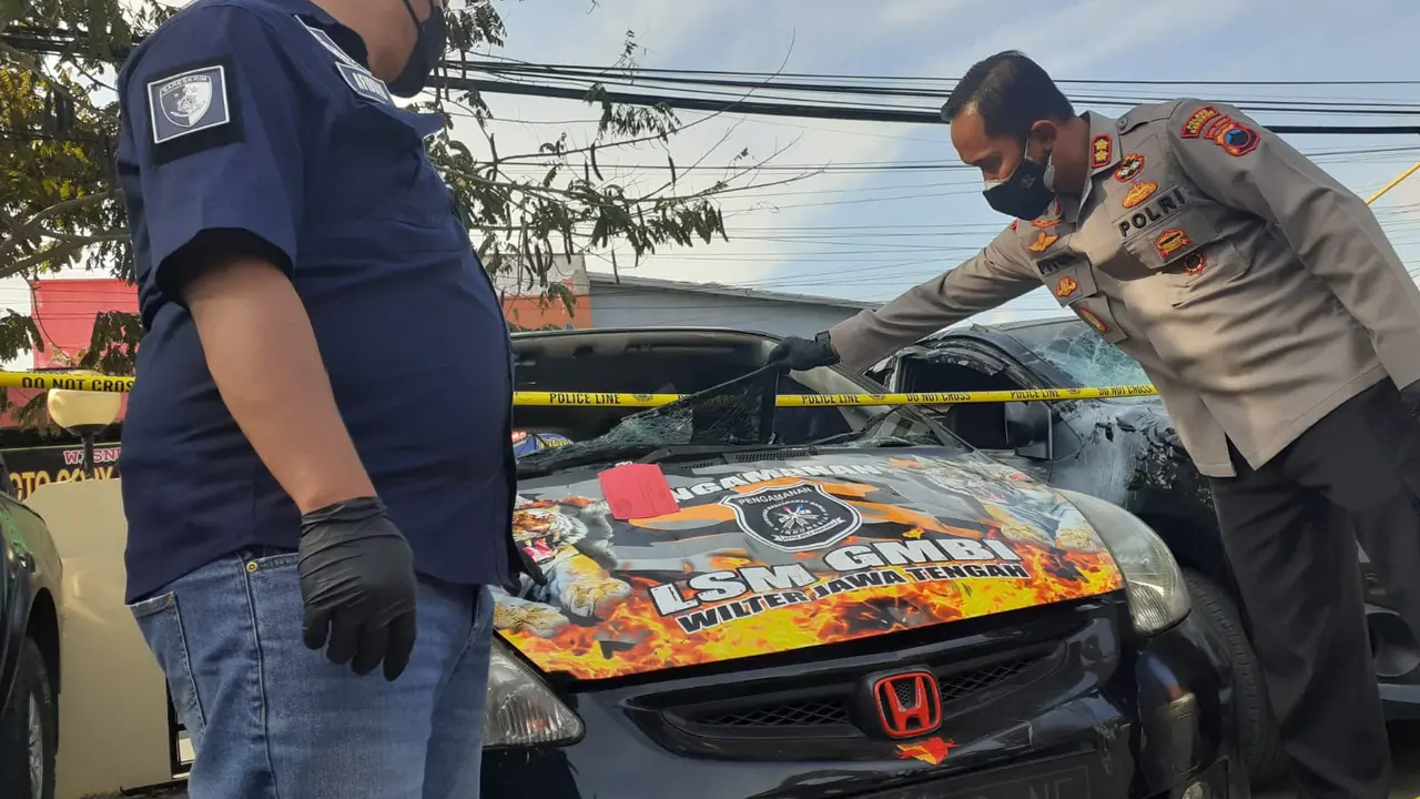 Polisi menyelidiki kasus penyerangan atau perusakan anggota Ormas Pemuda Pancasila ke markas LSM GMBI Kebumen dan menetapkan 16 orang sebagai tersangka. (Foto: Liputan6.com/Humas Polres Kebumen)