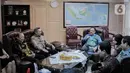 Suasana pertemuan jajaran SCM dengan Duta Besar Malaysia untuk Indonesia, Zainal Abidin di Kedutaan Besar Malaysia, Jakarta, Rabu (22/1/2020). Pertemuan tersebut membahas kerja sama di sektor media. (Liputan6.com/Faizal Fanani)