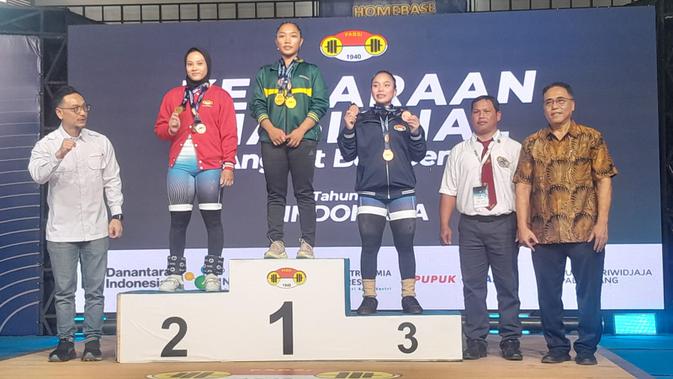 Lampung Juara Umum Kejurnas Angkat Besi Senior 2026